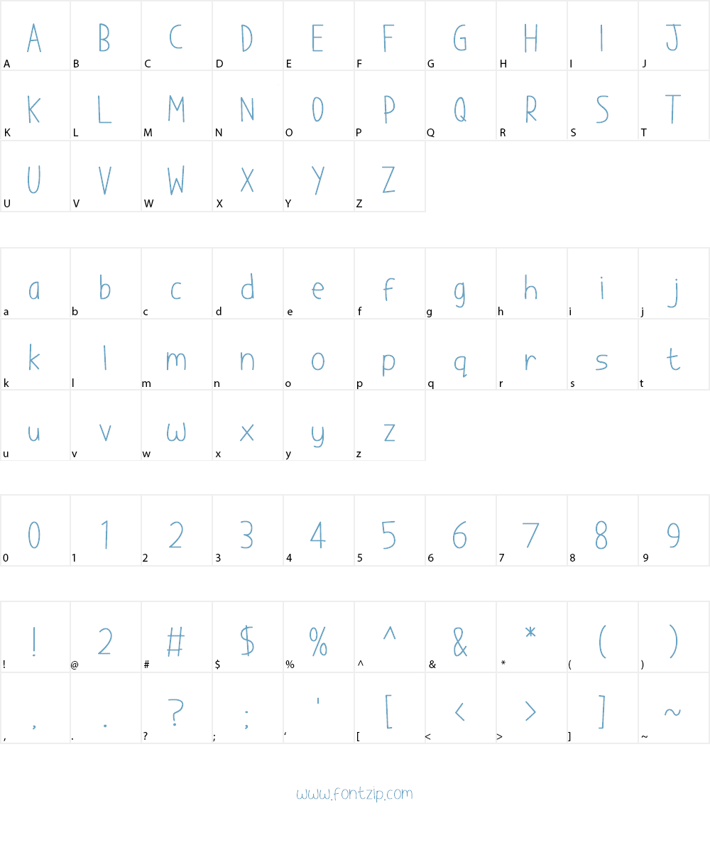You are a TOY Font Character